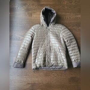 Grasshopper Tan Metallic  Quilted Jacket Women's Sz.1(XL)